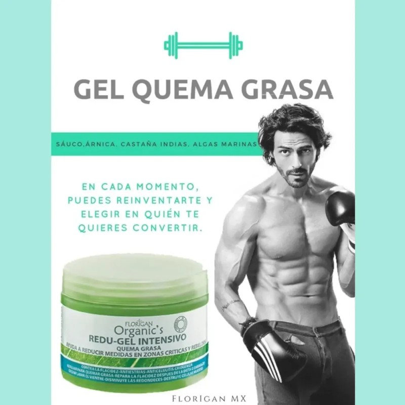Redugel Quema Grasa Linea Organics Florigan® 350gr