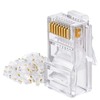 GamePoint 100 Conectores Rj45,Conectores Rj45, Para Cable Ethernet, Cat 5e,
