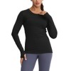 Women's Sun Protection Compression Shirts UPF 50+ Long Sleeve Workout