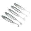 5Pcs Simulated Soft Fish Bait 3D Eyes Environmentally Friendly Silicone