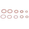 200Pcs Oil Drain Plug Gasket Red Copper Heating Processing 9