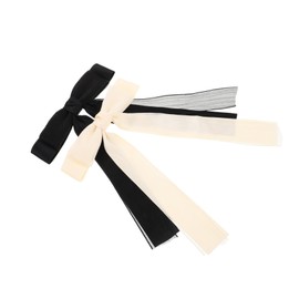 SAFIGLE 2pcs Bows Hair Clips: Ribbon Barrettes Cute Bow Clips Ponytail Holder Women Hair Accessories For Girls Women Teens Headwear