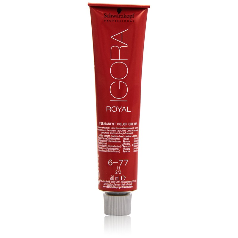Schwarzkopf Igora Royal, 6-77 Dark Blonde Copper Extra, 60ml by
