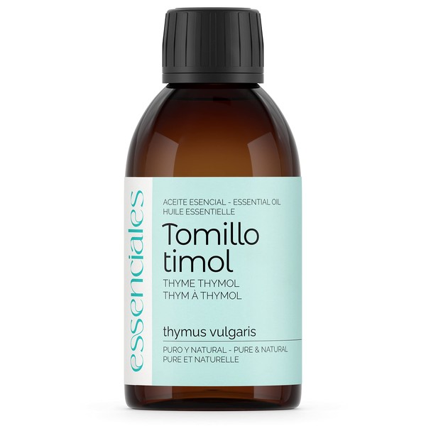 Essenciales - Thyme Essential Oil with Thymol Organic, 100% Pure