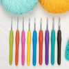 Crochet Hooks Set, Ergonomic Handle Crochet Hook Needles for Arthritic