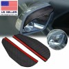 Sun 2x Black Car Rear View Side Mirror Rain Board