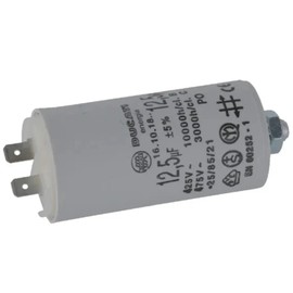 cyclingcolors Start-up capacitor motor capacitor 12.5µF 450V diameter 36mm 70mm M8 capacitor electric motor compressor lawn mower