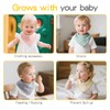 Viedouce Baby Bibs, Triangular Scarf, Muslin Neckerchief, Drool Bibs, Adjustable
