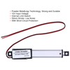 Electric Micro Linear Actuator, Stroke 2"–12V, Mini Motion Actuator for