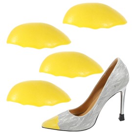 JJUNW 2Pairs Toe Inserts for Shoes Too Big, Shoe Inserts to Make Smaller, Toe Cushion Filler Make Fit for Men and Women (Yellow)