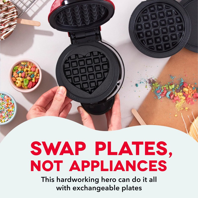 DASH MultiMaker® Mini System - Waffle Maker with Five 4”