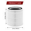 HIFROM (Pack of 1) TT-AP005 Replacement Filter, H13 True HEPA