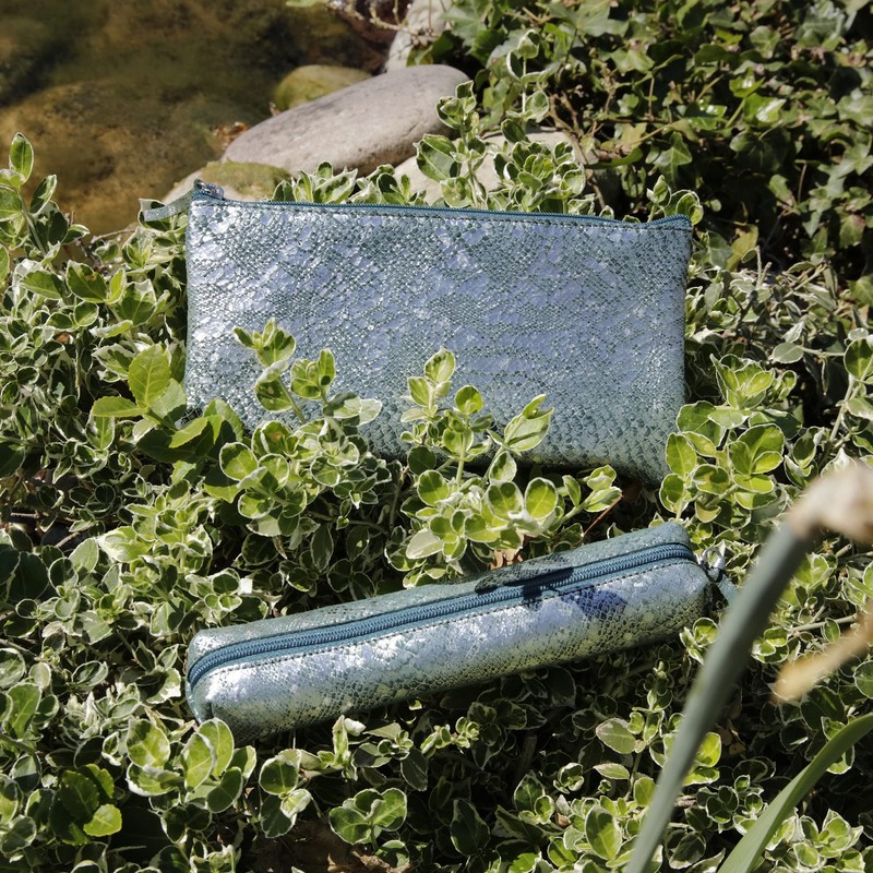 Clairefontaine - Ref 410097C - Céleste' Leather Slim Pencil Case