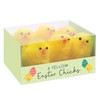 Pack Of 6 Small Fluffy Easter Chicks Cute Mini Yellow