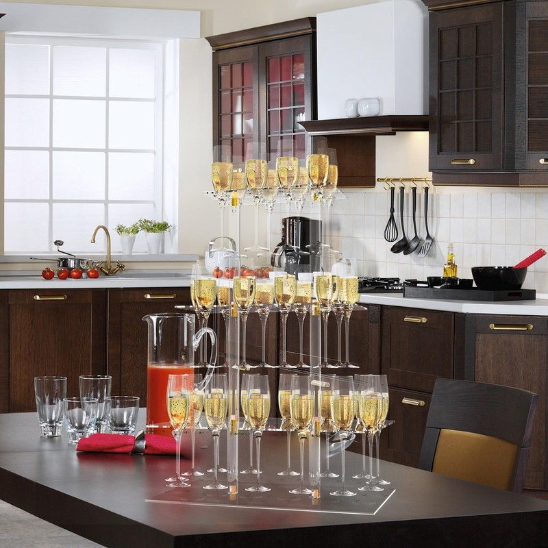 Champagne Display Holder Stand for Party With 32 Slots, 3