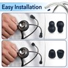 12Pcs Stethoscope Ear Tips Replacement for Littmann, Small/Medium Ear Tips