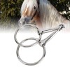 TopHomer Stainless Steel Hollow Snaffle Bit Horse Ring, Loose Horse