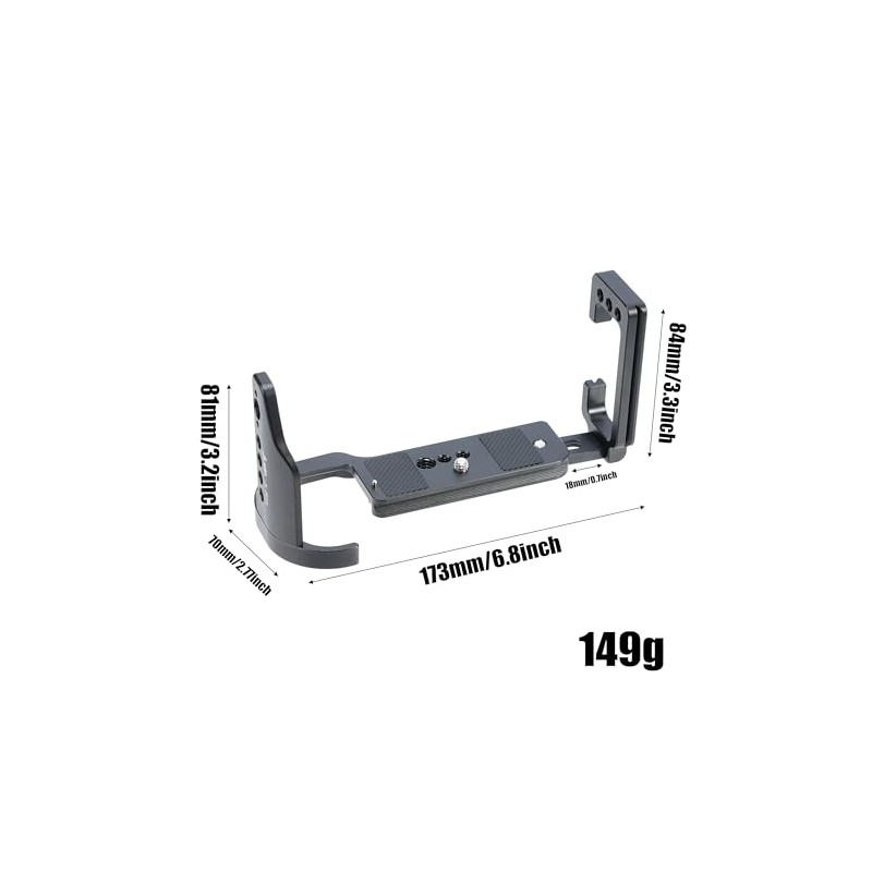 Hersmay Quick Release Plate R5II L Angle L-Bracket Plate for
