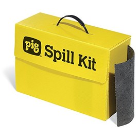 New Pig Spill Kit in Countertop Box | 3.5-Gal Absorbency | Hi-Viz Yellow | KIT281