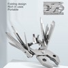 25 in 1 Foldable Pliers Stainless Steel Multifunctional Compact Pliers