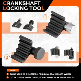 GEARLEADER Diesel Engine Timing Crankshaft Locking Tool Kit For VW Golf Skoda VAG 1.4/1.9/2.0 TDi PD T10050 T10100