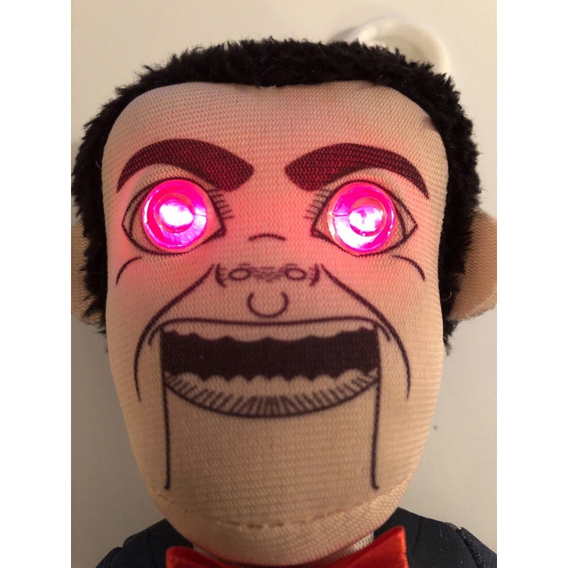 Scary Ventriliquist Dummy 7inch Figure With Light-Up Eyes Plush