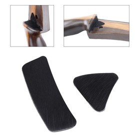 2Pcs Archery Rest Pad Adhesive Patch Recurve Bow Arrows Rest Sticker Recurve Rest Bow Pad Fur Archery Rests Felt for Bear Target Stand Shelf Hair Rabbit Bows le