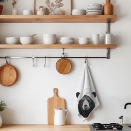 INDAJEDN Cute Bear Bathroom Hand Towels, Bear Gifts for Bear Lovers, Bear Hand Towels for Bathroom, Bear Bathroom Decor, Kids Bathroom Decor, Cute Animal Bathroom Decor, 16x24 Inch