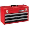 CRAFTSMAN 20-in Wide 3 Drawer Metal Tool Box With Ball-Bearing