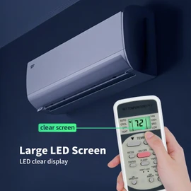 PZL New Replacement Remote Control for Midea/Goodman/Tgm/Miller Air Conditioner R51/CBGE R51/CE R51M/E R51I11/BGE R51L4/BGE R51M/CE (B) R51I4/BGE R51I4/BGCE UL-R51M/E