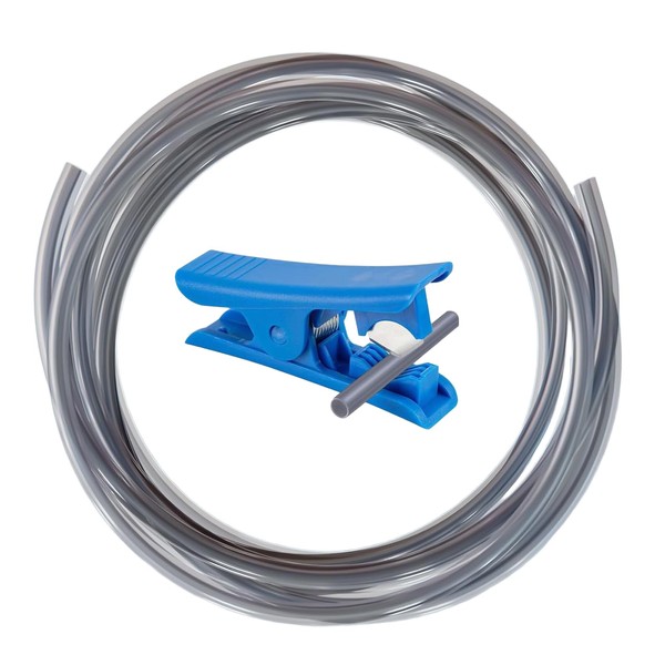 Nssnlur 5M Grey PTFE Hose with Pipe Cutter ID 2.5
