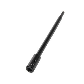 10 inch (254 mm) extra long extension for forstner drill with 3/8 inch round shaft, hole saw extension chuck, for adding over 5-3/4 inch drilling depth