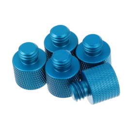 KONTONTY 5pcs Alloy to Conversion Screws for Microphone Stand Adapter Thread Adapter Screw Microphone Mic Clip