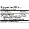 Butterbur Standardized Extract 50mg // 180 Capsules // Pure //