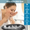 Silicone Face Bowl for Ice with Built-in Icetray, Collapsible Face