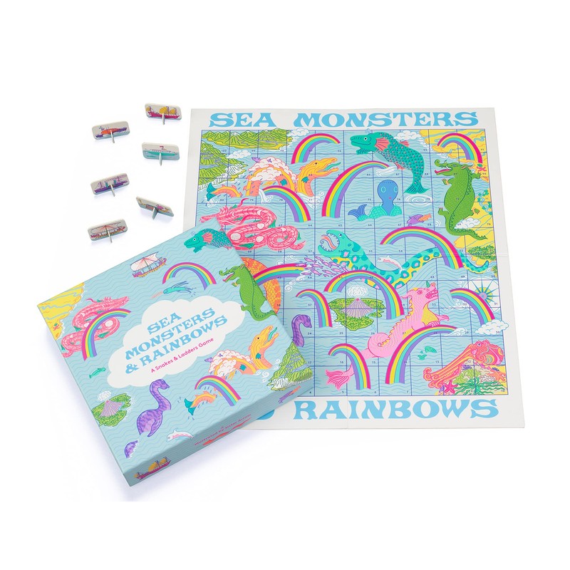 Sea Monsters & Rainbows: A Chutes & Ladders Game