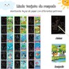 3pcs Scratch Art, Libro Negro para Rascar, Kit de Papel