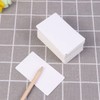 Alipis 100Pcs White Blank Note Cards Kraft Cards Postcard Paper