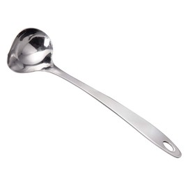 IMEEA Gravy Ladle Sauce Ladle Stainless Steel Sauce Drizzle Spoon Soup Ladle with Spout Small Ladle for Sauces, 11.6inch