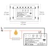 MOES Touch Wall Single Live Wire Smart Switch，No Neutral Wire