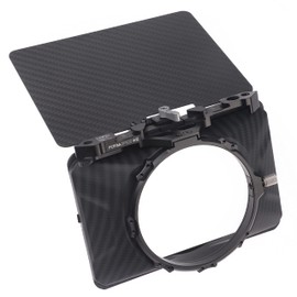 Hersmay Mini Matte Box Lightweight 4x4 4x5.65 Clip-on Lens Matte Box for DSLR Mirrorless Camera for Sony A7IV A9 A7 A7R A7S II III IV; For Nikon Z6 Z7 II; EOS R5 R5C M6 M50 GH5 GH6 BMPCC 4K 6K Pro