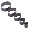 5PCS Leather Die Cutter Egg Shape Oval 20‑60mm Punching Die