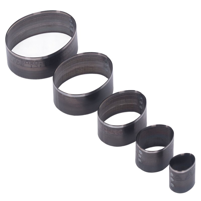 5PCS Leather Die Cutter Egg Shape Oval 20‑60mm Punching Die