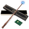 CaptainWiz Light Up Magic Wizard Wand with White Lighting Rechargeable