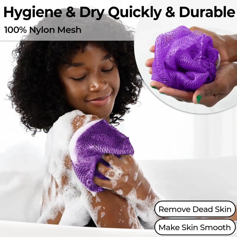 Red Africana Exfoliante Corporal MINISENTIALS ANS-Purple Púrpura