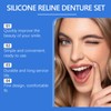 Silicone Reline Denture Set - Included Upper and Lower Dentures