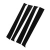 4pcs Black Pillar Posts Door Trim B Pillar Posts Door