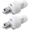 HaeKap Motion Sensor Light Socket Adapter for E26/E27 Bulbs -