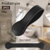 Guniata Pack of 2 Magnetic Towel Clips, Leather Towel Holder,