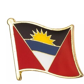 PatchesOhoul Antigua and Barbuda Flag Lapel Pin - 5/8" x 5/8"